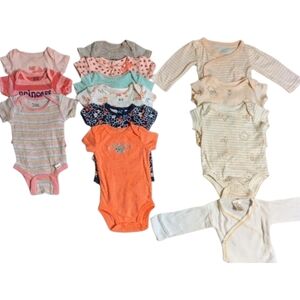 Gerber - Simple Joys By Carter's - Cloud Island Disney Baby Onesiest Girl 0-3 M